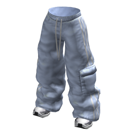 Stylish Light Blue Baggy Tracksuits