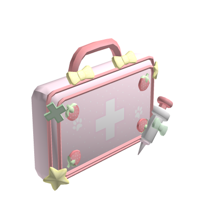 ♡ Cute pastel medical kit doctor's bag first aid🎀