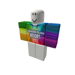 🌈 Paradise Island Resort Rainbow Hoodie