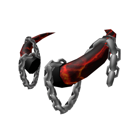 Roblox Item Chained Magma Horns