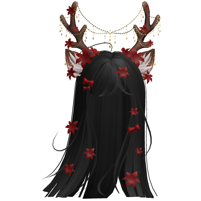 Ethereal Christmas Fairy Fawn Hair w/ Antlers