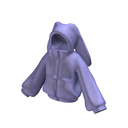 purple bunny hoodie thumbnail