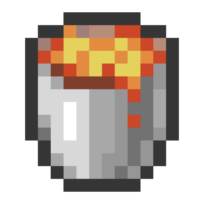 minecraft lava bucket 1 Roblox decal