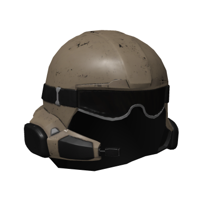 Maskless Helldivers SEAF Helmet Squad leader Biege