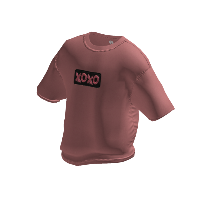 Kaos Oversize Dusty Rose XOXO