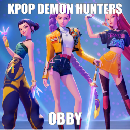 🎧 KPOP DEMON HUNTERS MEGA OBBY 🎧