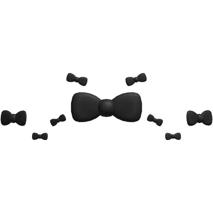 . ‿ ♡ bows add on for skotn in black