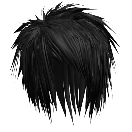 Spiky Messy Styled Hair Black Roblox NoFilter