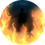 First Into The Fire Roblox badge thumbnail