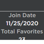 Flex your Account Join Year!