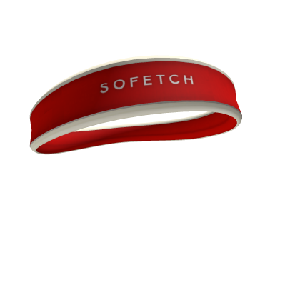 SoFetch Headband In Red