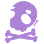 purple skull