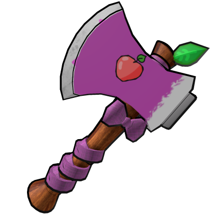 🍎 Cute Cartoon Battle Axe - Apple Roblox item