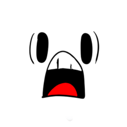 Scared Face Roblox decal