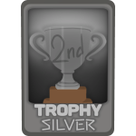 Trophy Silver Trading Card