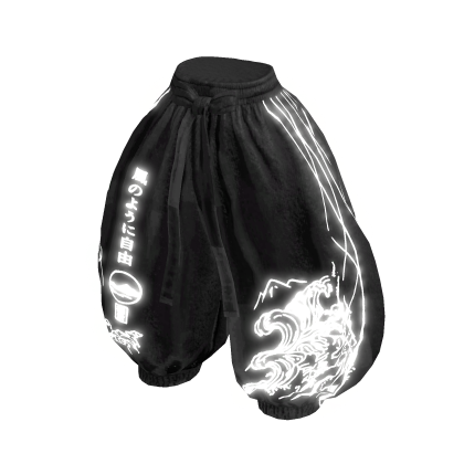 L$ - Glowing Baggy Japanese Pants (Emissive)