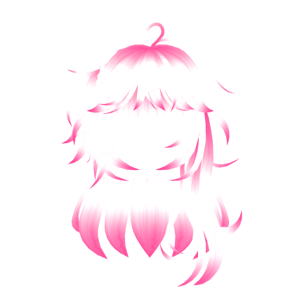 Glowing Pink Anime Long Hair Roblox item