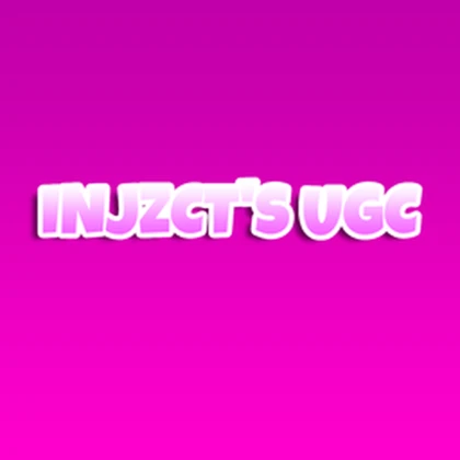 Injzct's UGC Roblox group icon