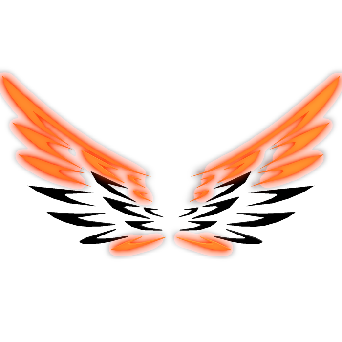 [GLOWS INGAME✨]  🎃HALLOWEEN 💡EMISSIVE💡 WINGS 🎃