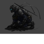 The drak Assassins ninja
