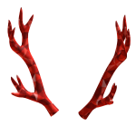 Red Sparkle Antlers