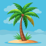 Diamonized coconut