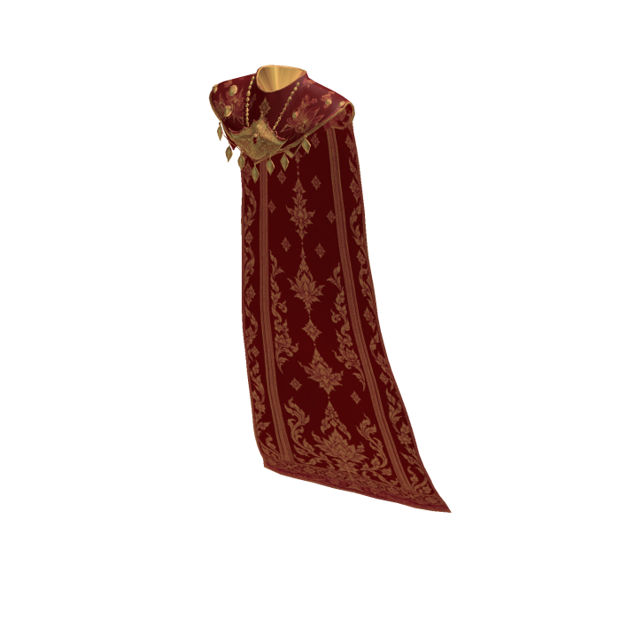 Traditional Thai Draped Cape — สไบใหญ่ผ้าคลุมยาว