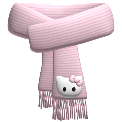 Plush Kitty Pink Scarf thumbnail