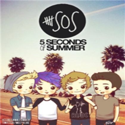 5SOS Cartoon Roblox decal
