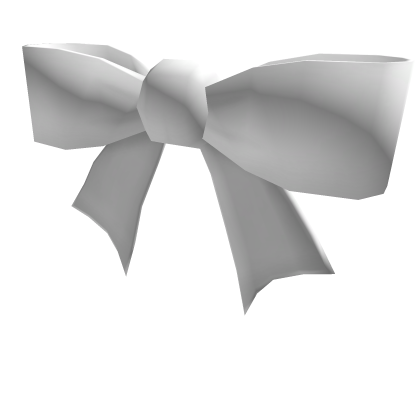Lovely White Bow Roblox item