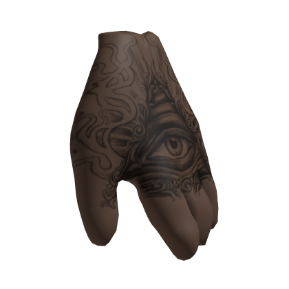 (4.0/Left Hand) One Eye Hand Tatto thumbnail