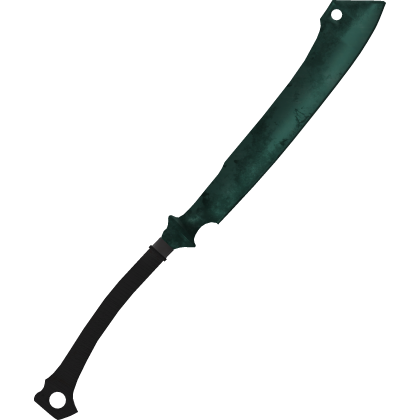 Rusty Horror Machete Cleaver Korblox Teal