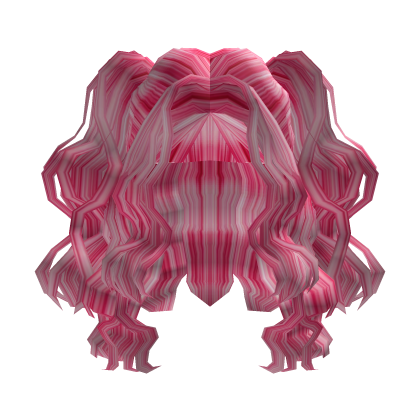 Pink Wavy Half Up Pigtails thumbnail