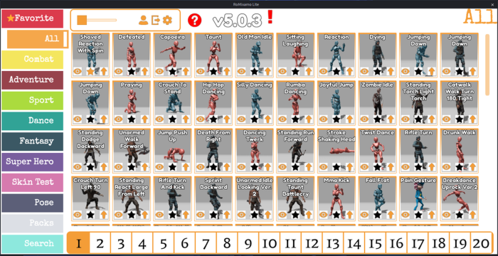 RoMixamo Lite (Local Preview Only) preview 1