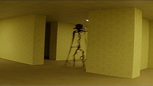 Survive of Wednesday killer in Backrooms!!!