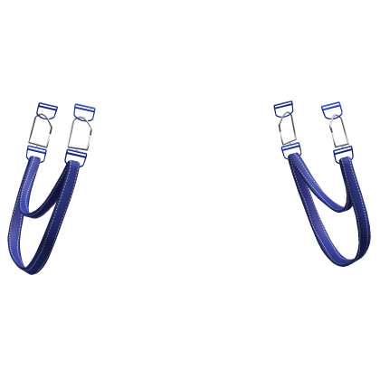blue side waist belt suspenders Roblox item