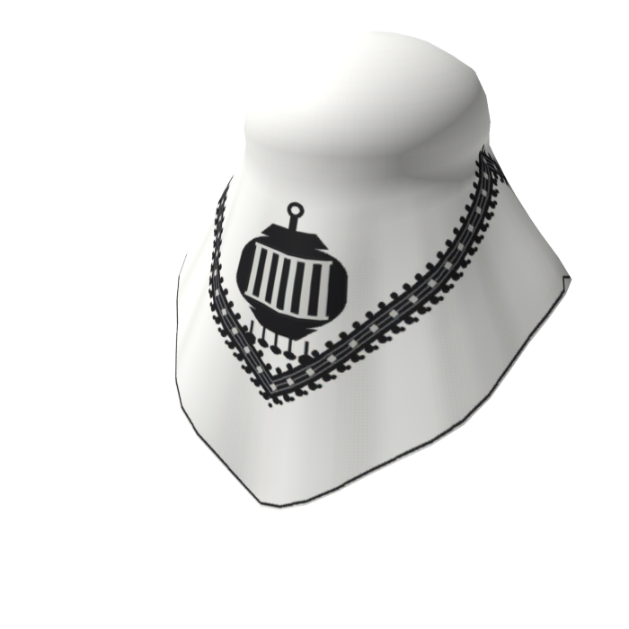 White Yemeni shemagh