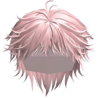 Pink Messy Anime Boy Hair Roblox item