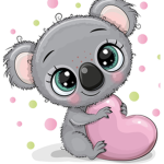 Koala baby’s bear’s