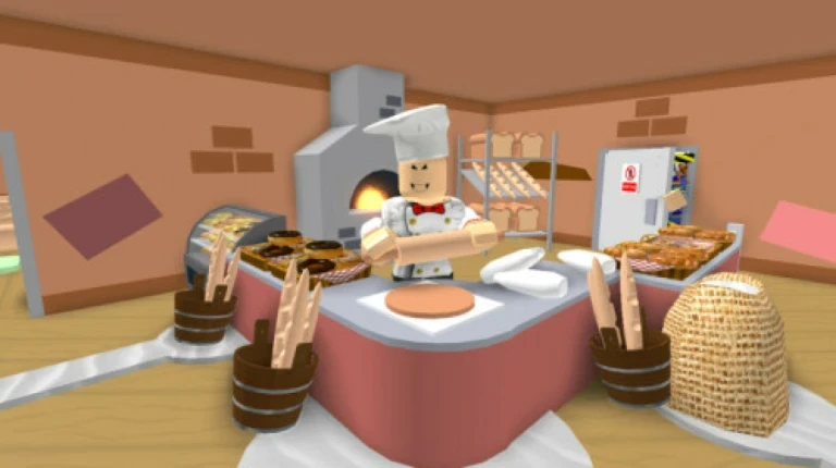 ¡FUGA DE LA TIENDA DE MIEDO A LOS MUFFINS! (OBBY) - Roblox