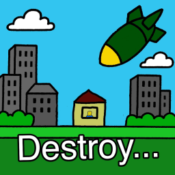 Bomb a city.
