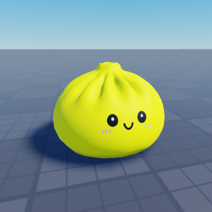 Yellow Viral Dumpling Squishy