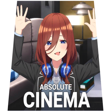 Miku Nakano Absolute Cinema Cape Roblox item