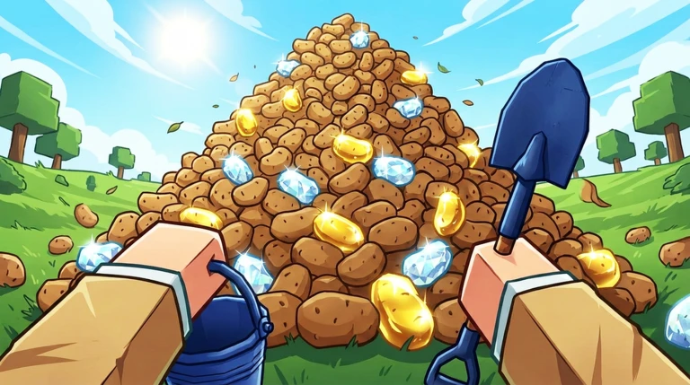 Peel THE Potato on Roblox, screenshot 2