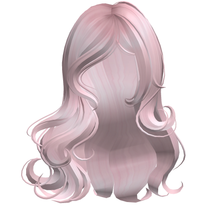 ♡ Silky Long Ethereal Waves (Pastel Pink) Roblox item