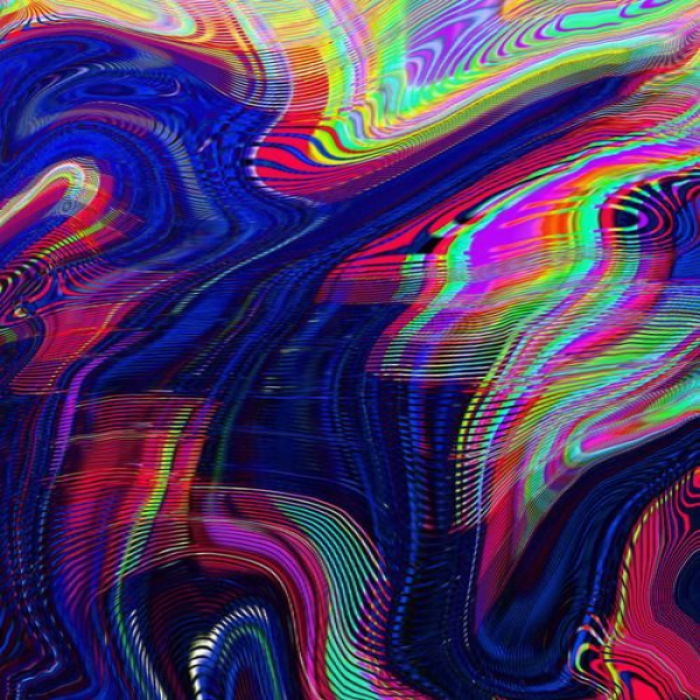 warped rainbowy vaporwave glitch backdrop Roblox decal