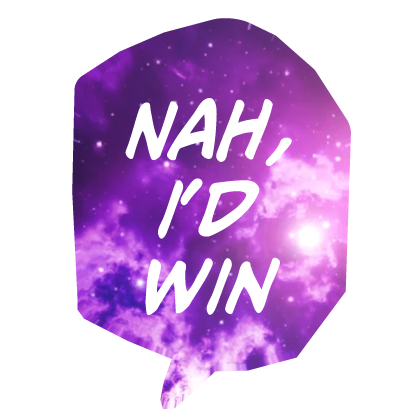 *GLOWING* Nah, i'd win hollow purple gojo Roblox item