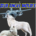 blue angel wolves