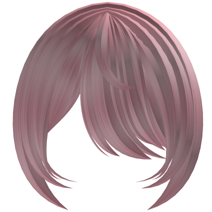 Pink Cozy Side Swept Bangs Roblox item