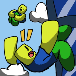 get hit off a tower and die simulator